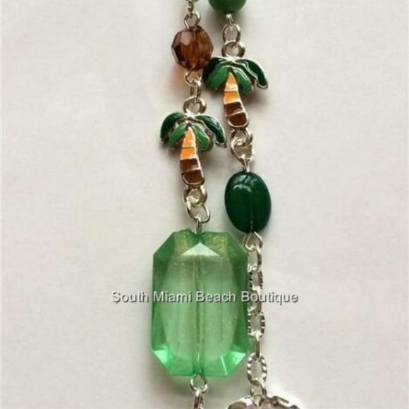 Palm Tree Necklace ID Lanyard Eyeglass Holder - Picture 5 of 12